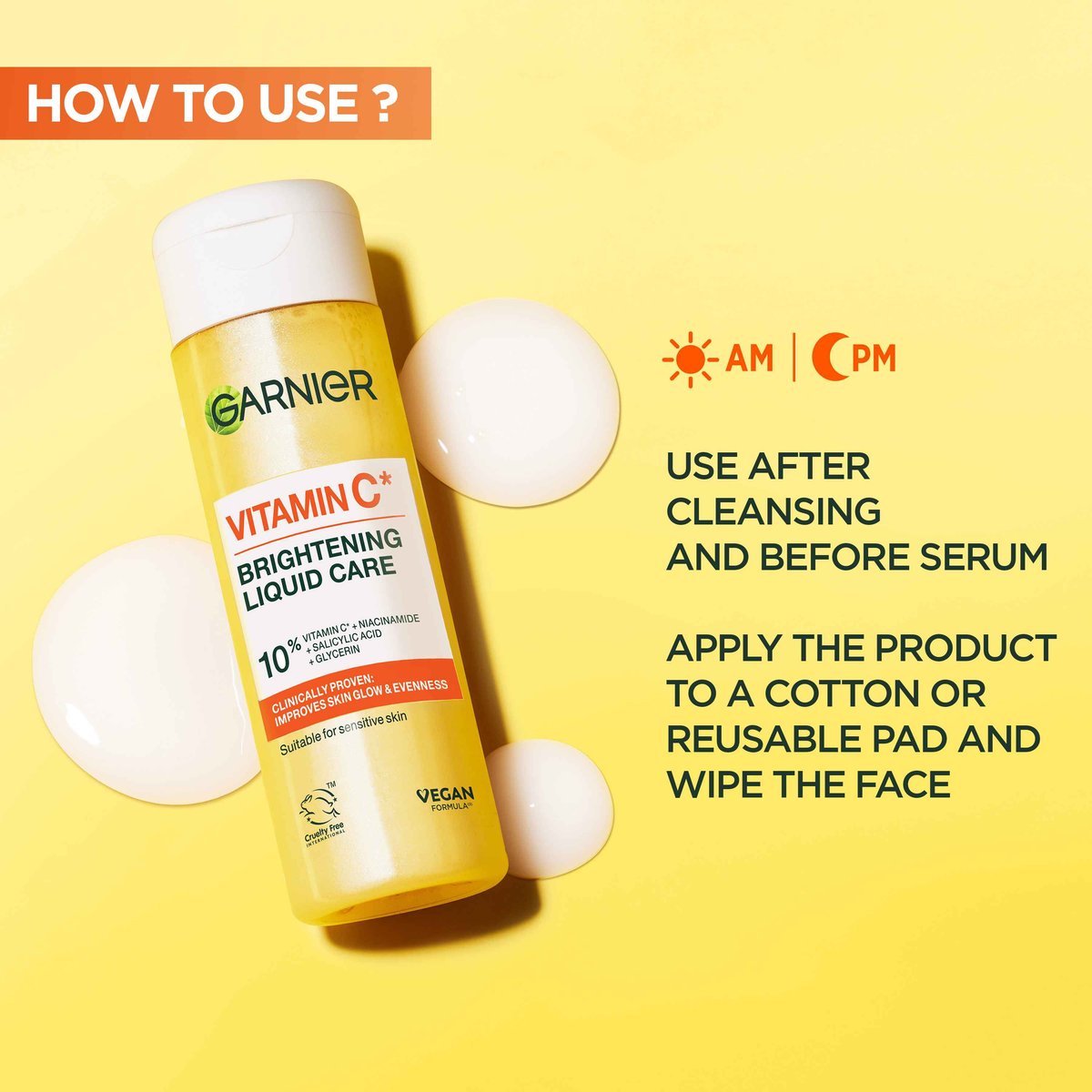 Garnier Vitamin C* Brightening Liquid Care