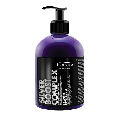 Joanna Professional Silver Boost Complex Shampoo with Silver Colour Hair Boost Effect 500g
