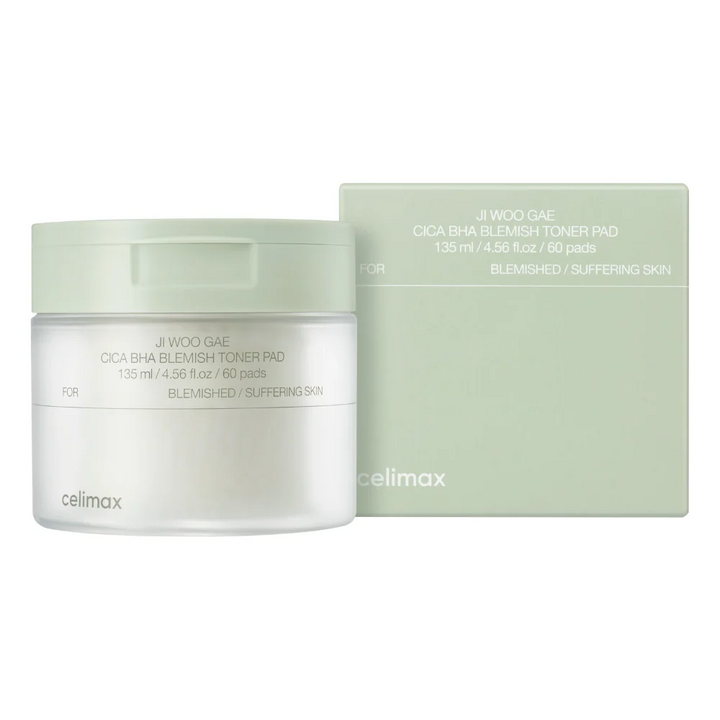 Ji woo Gae Cica BHA Blemish Toner Pad - 60 pads (170m)