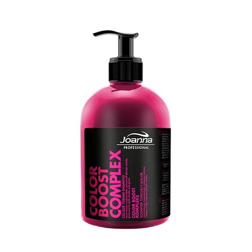 Joanna Professional Color Boost Toning Shampoo Warm Pink Shade Blond Hair 500g