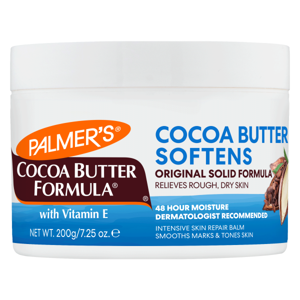 Cocoa Butter Softens Original Solid Formula Jar