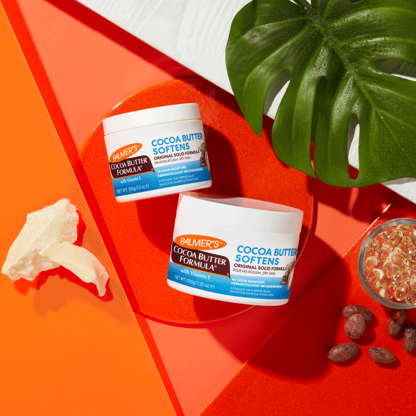 Cocoa Butter Softens Original Solid Formula Jar